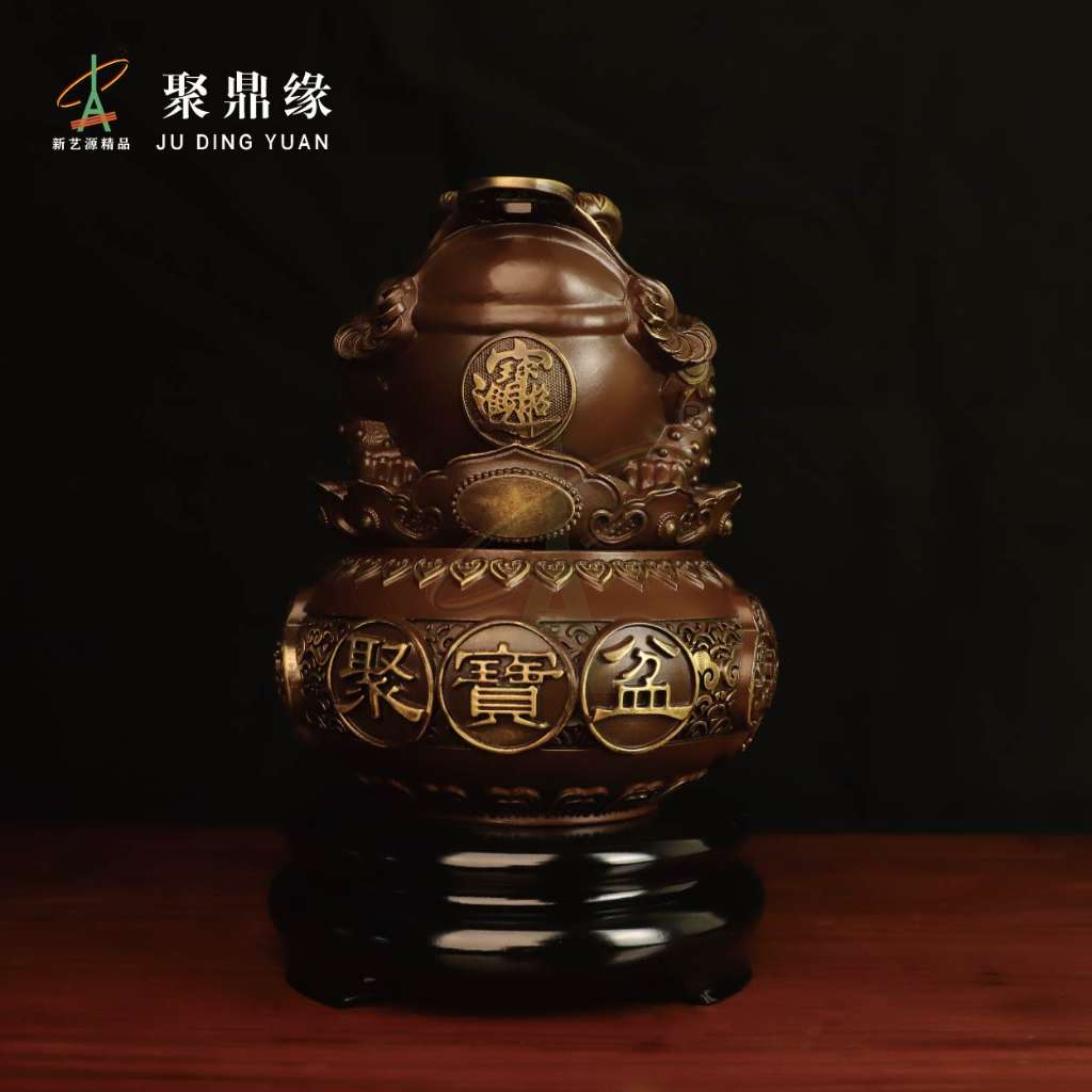 招财金蟾聚宝盆